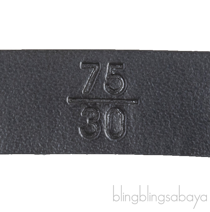 Chanel Blue Black CC Chain Python Belt