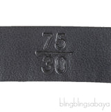 Chanel Blue Black CC Chain Python Belt