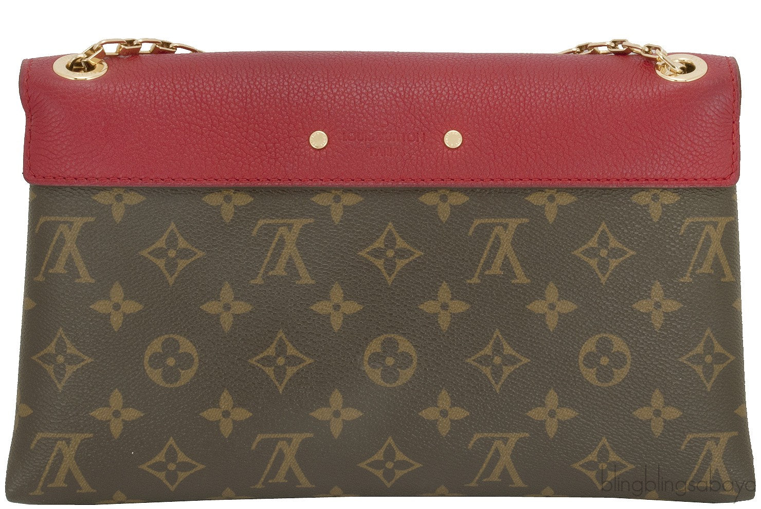 Red Pallas Chain Monogram Bag