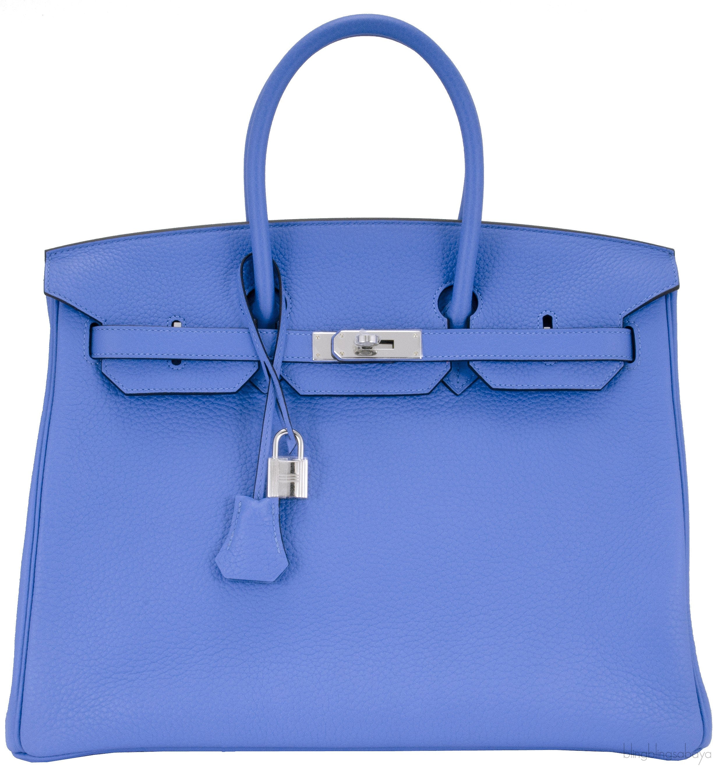 Birkin 35 Blue Paradise Taurillon Clem.
