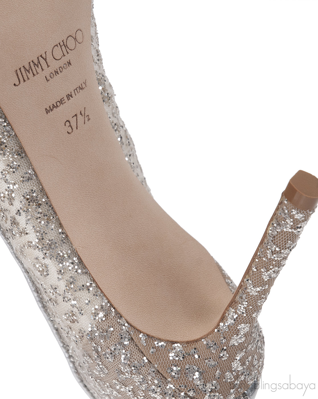 Jimmy Choo Romy 85 Glitter Pumps