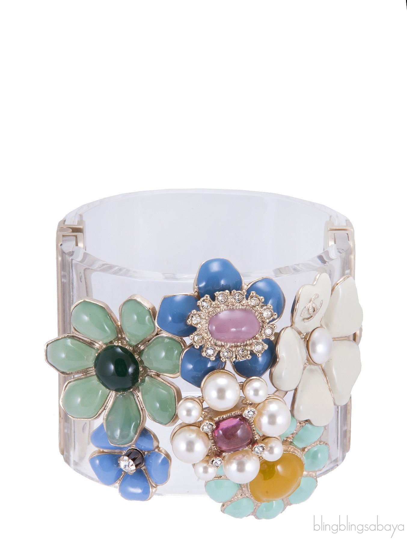 Camelia Garden Floral Bangle