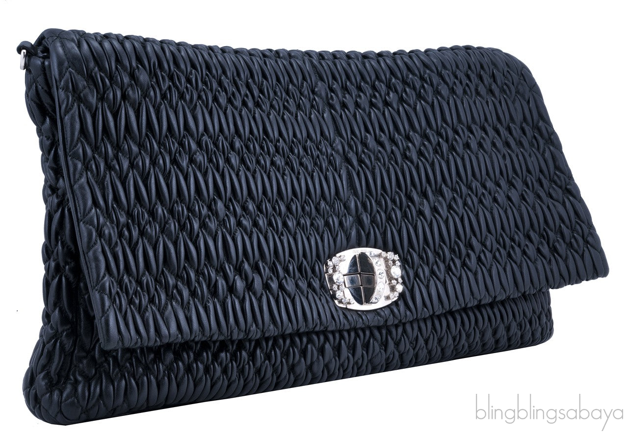 Cloquet Black Stage Clutch Bag