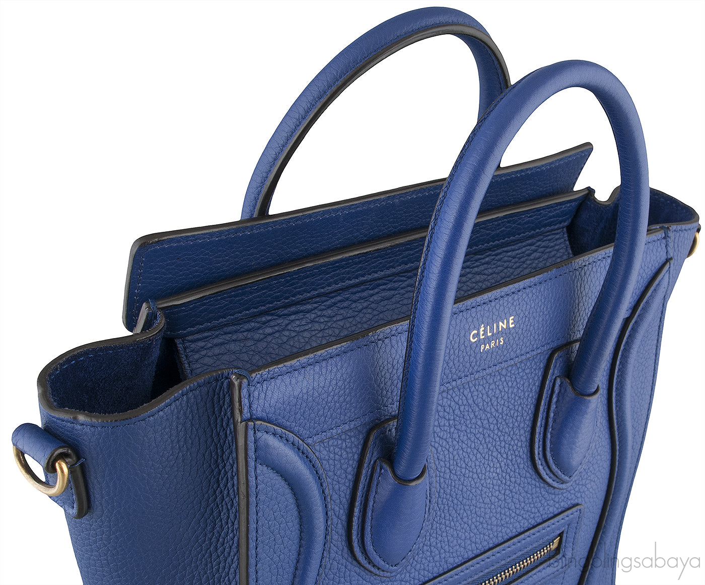 Blue Nano Luggage Shoulder Bag