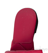 Bottega Veneta Fuchsia BV Rubber Lido Sandals