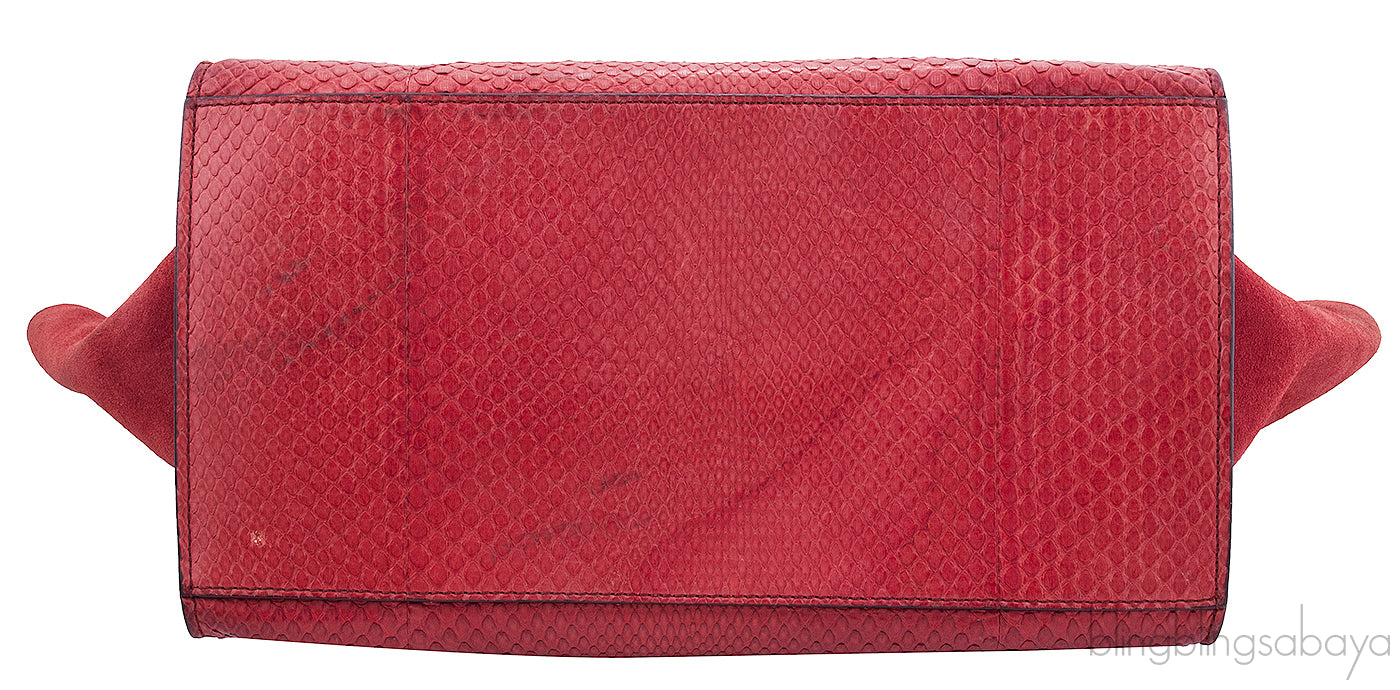 Trapeze Luggage Python Red*