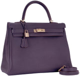 Kelly 35 Raisin Togo Retourne GHW