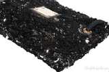 Sequin Black Pochette Rococo