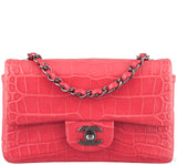 Bougainvillea Croc Mini Bag