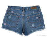 Star Print Denim Kids Short