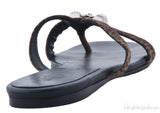 Corfou Leopard Print Slip-on Sandal