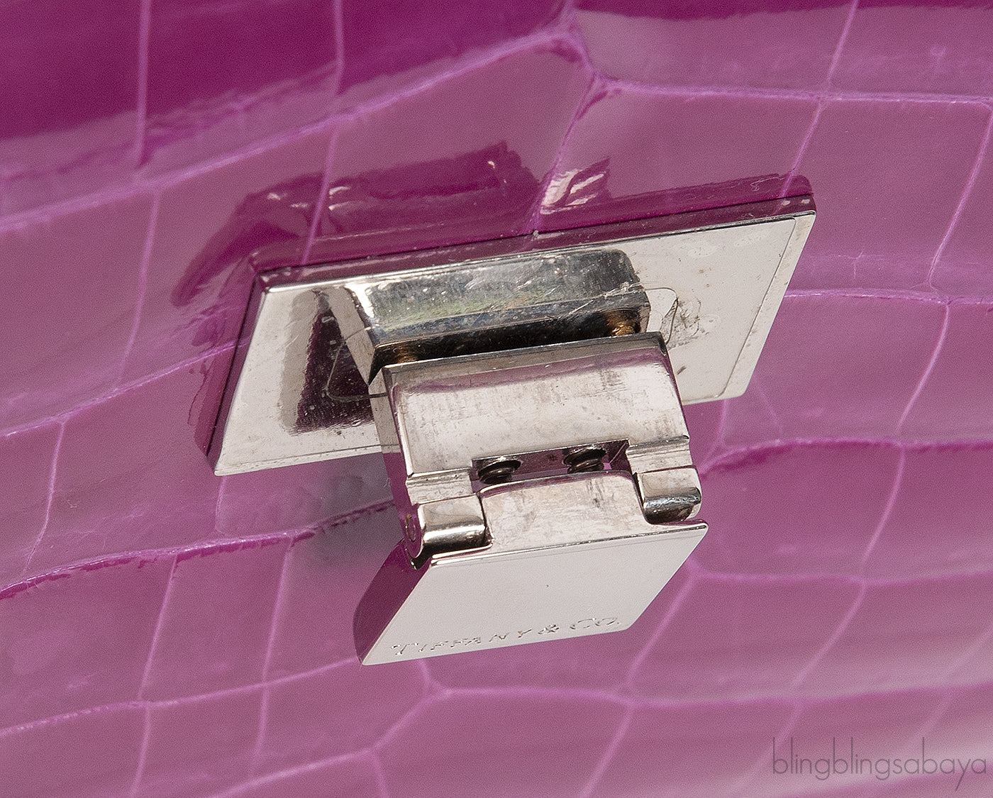 Tiffany & Co.Cornelia Purple Crocodile Lunch Box
