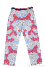 Light Blue Printed Kids Trouser