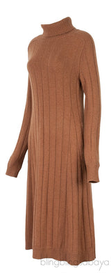 Duca D\'Aosta Turtleneck Cashmere Dress