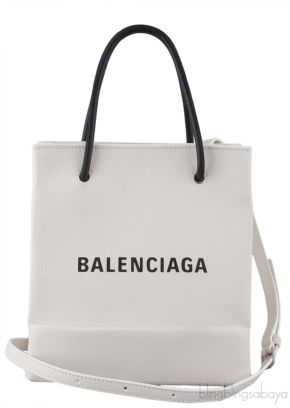 Logo Print Shopping Tote