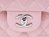 Jumbo CC Baby Pink Patent Flap