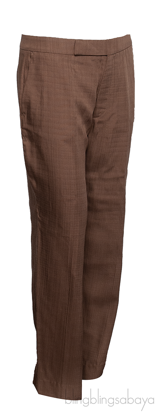 Brown Viscose Trouser