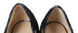 Jimmy Choo Black Flair Peep Sandals