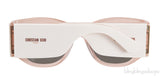DiorNuit S11 99A4 White Pink Sunglasses