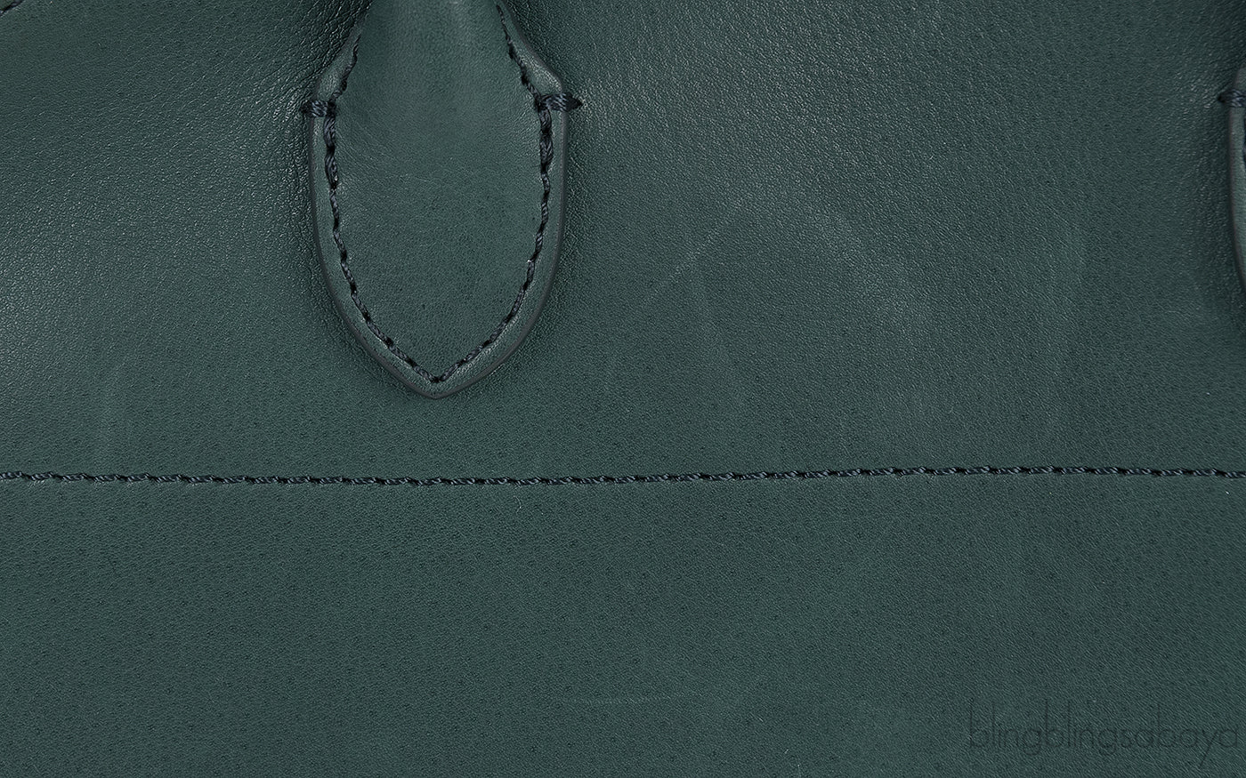 Soft Margaux 10 Dark Green Leather Bag