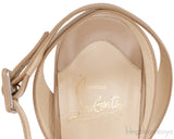 Nude Ankle Strap Sandals