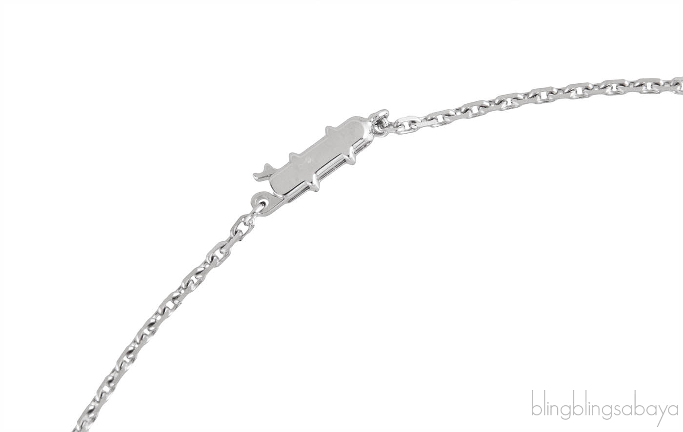 Love Diamond Paved Necklace
