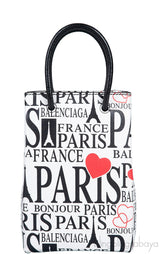 BONJOUR PARIS Shopping Phone Holder Bag