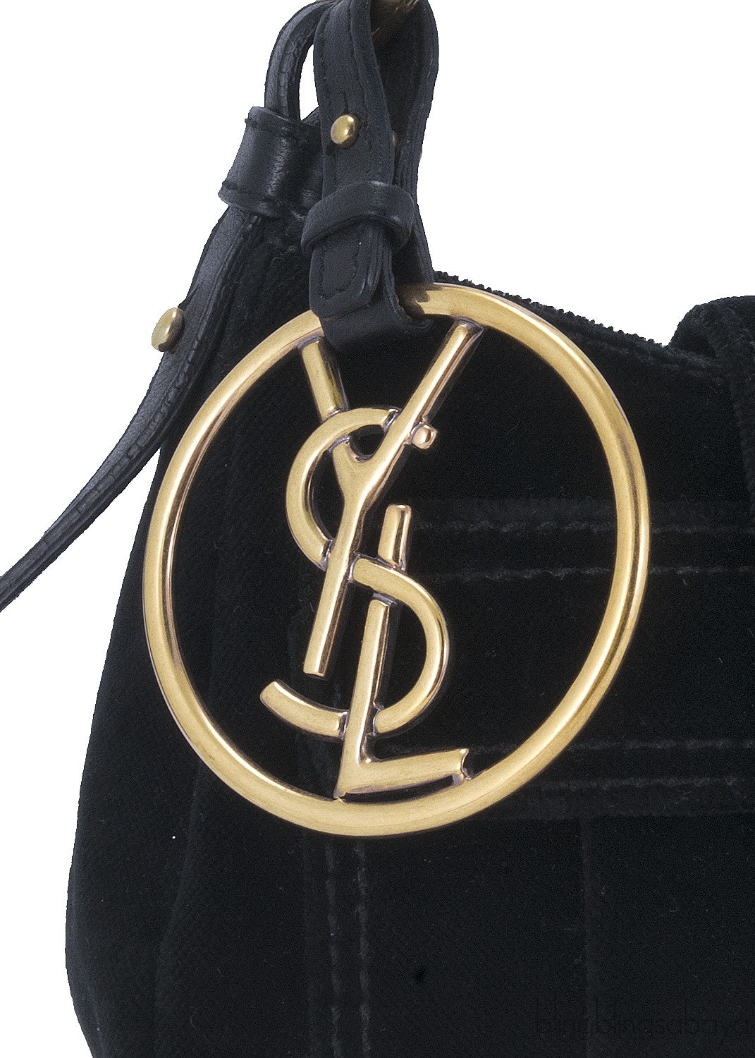 Black Suede Shoulder Bag