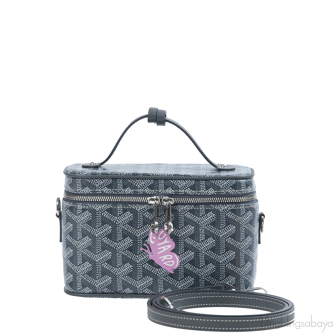 Goyard Grey Muse Butterfly Mini Vanity Bag