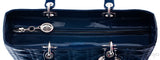 Large Navy Blue Lady Dior