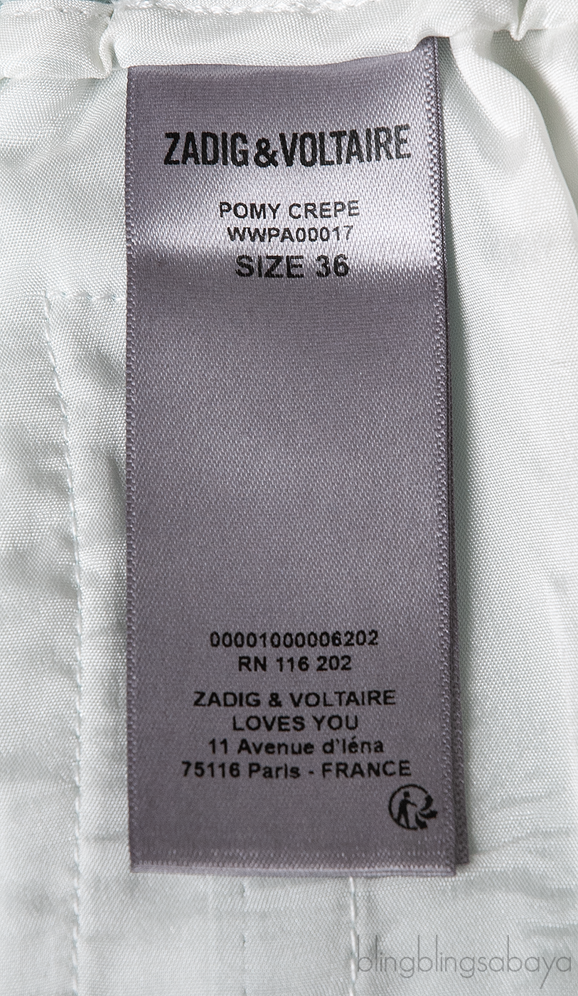 Light Green Pomy Crepe Pants