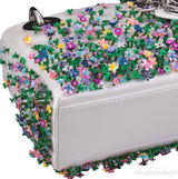 Lady Dior Micro Flower Embellished Bag