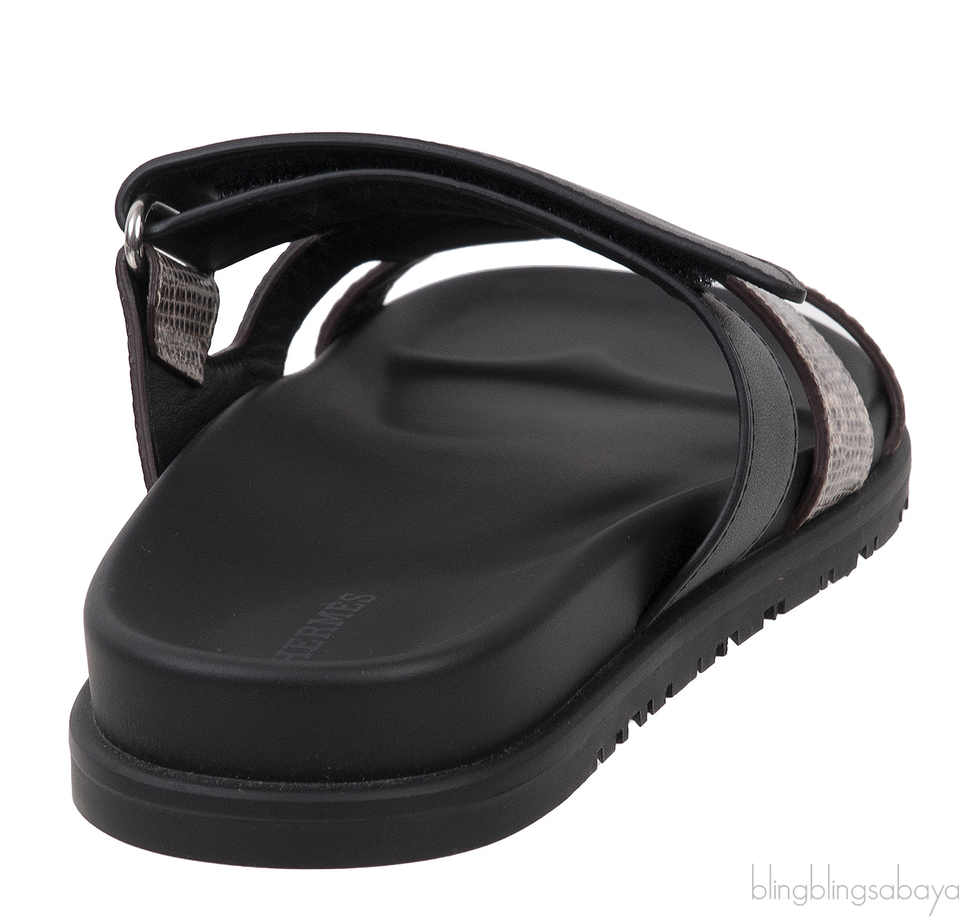 Chypre Lizard Ombre Noir Sandals