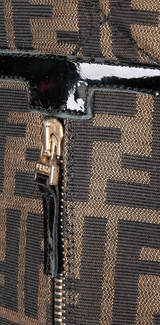 Fendi FF Brown Monogram Boots