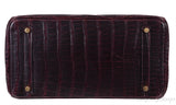 Birkin 35 Prune Crocodile Porosus GHW