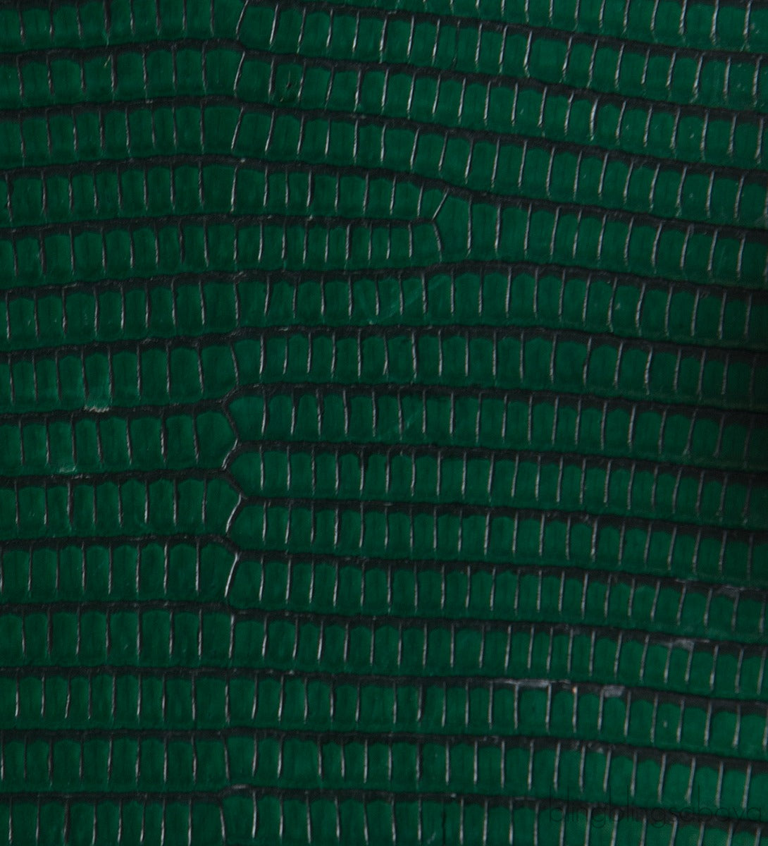 Lady Dior Emerald Green Mini Lizard
