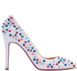Pigalle Multicolor Spiked Leather Pump