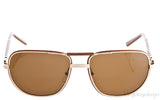 Brown 140 Gold Sunglasses