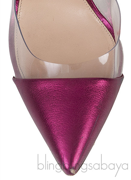 Metallic Purple PVC Plexi Pump