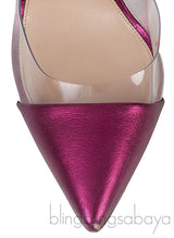 Metallic Purple PVC Plexi Pump