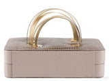 Coil Cuffbox Lizard Print Clutch