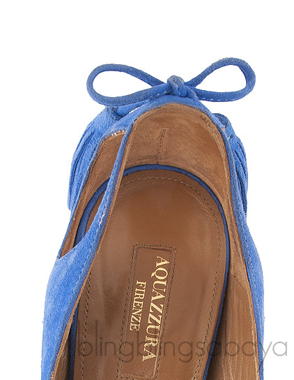Blue Forever Marilyn Pointed Toe Heels