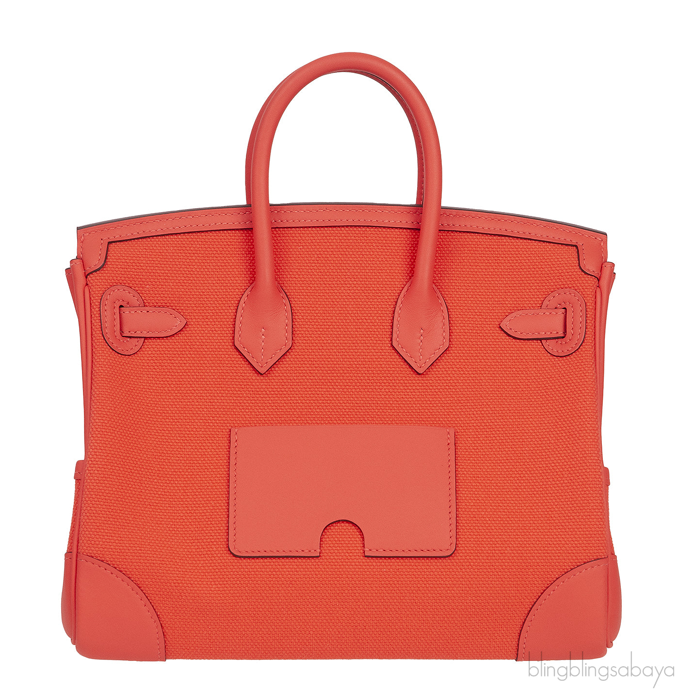 Birkin 25 Cargo Orange Field Toile Goeland Swift PHW