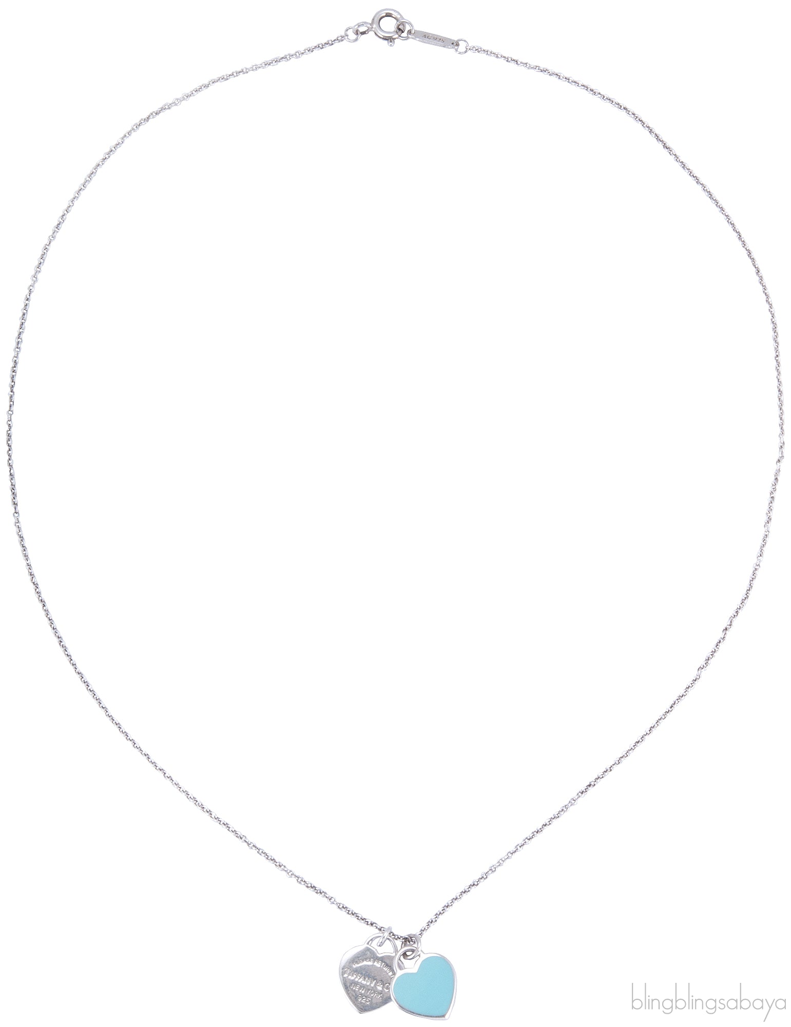 Mini Double Heart Tag Pendant