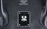 Birkin 35 Black Taurillon Clem PHW