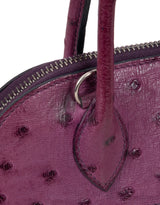 Bolide 27 Purple Ostrich Bag PHW