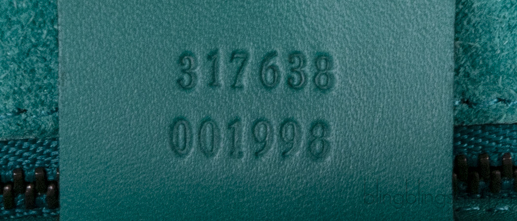 Gucci Bright Bit Green Patent Clutch