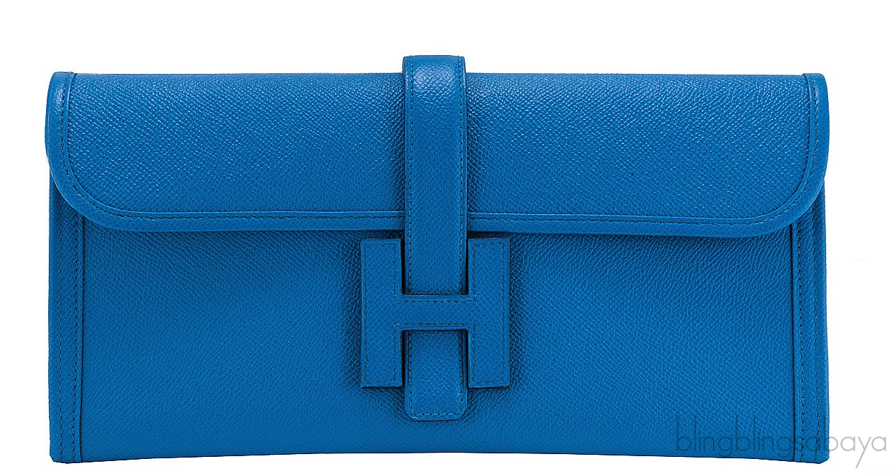 Jige Elan Clutch Blue Izmir