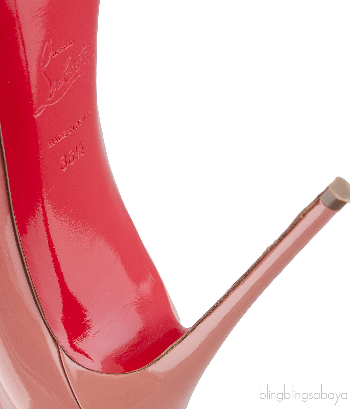 Ombre Patent Peep Toe Heels
