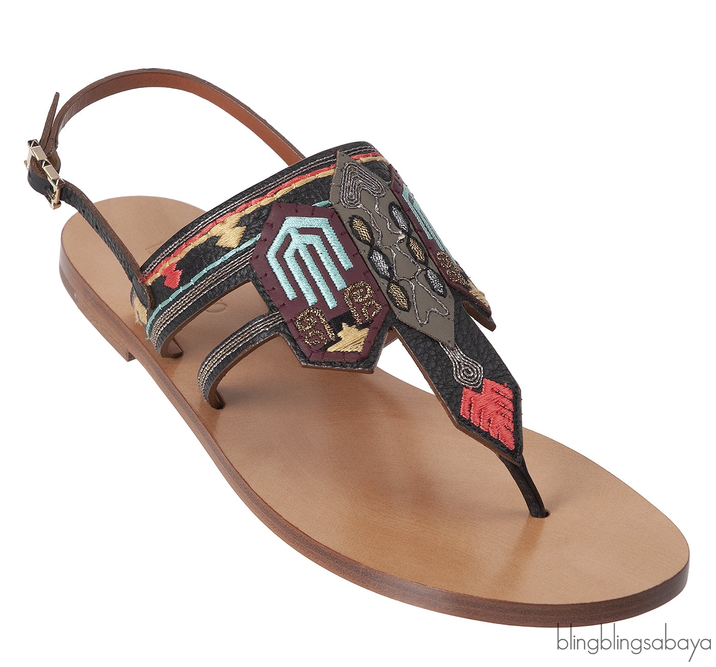 Valentino Garavani Multi-color Slip On Sandals